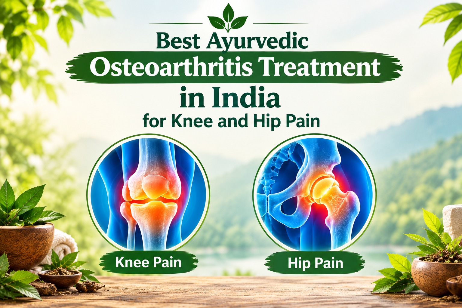 Best Ayurvedic Osteoarthritis Treatment in India for Knee and Hip Pain