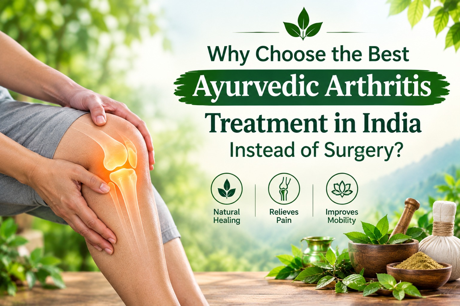 Why Choose the Best Ayurvedic Arthritis Treatment in India Instead of Surgery?